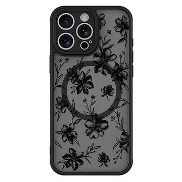 Coque iPhone 14 Pro Max magnétique protectrice - Fleurs d\'encre