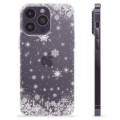 Coque iPhone 14 Pro Max en TPU - Flocons de Neige