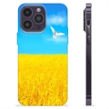 Coque iPhone 14 Pro en TPU Ukraine - Champ de blé