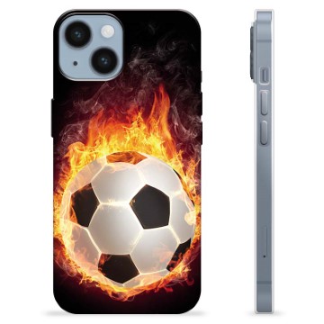 Coque iPhone 14 en TPU - Ballon Enflammé