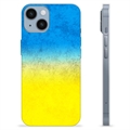 Coque iPhone 14 en TPU Drapeau Ukraine - Bicolore