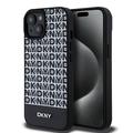 Coque iPhone 15 DKNY Repeat Pattern Bottom Stripe - Compatible MagSafe