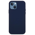 Coque iPhone 15 en Silicone Liquide - Bleu Foncé