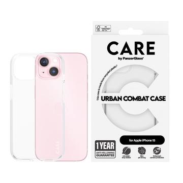 Coque iPhone 15 PanzerGlass Care Urban Combat - Transparente