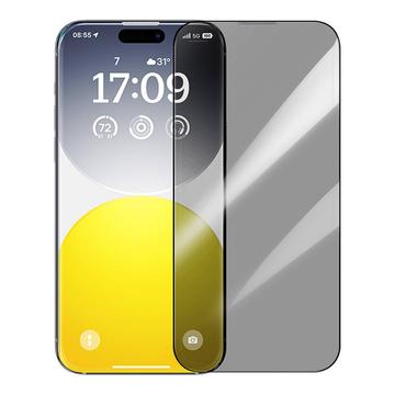 Protecteur d’Écran iPhone 15 Plus en Verre Trempé - Série Baseus Diamond - Confidentialité