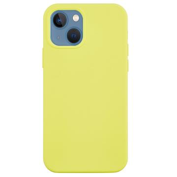 Coque iPhone 15 Plus en Silicone Liquide - Jaune