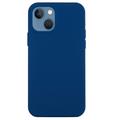 Coque iPhone 15 Plus en Silicone Liquide - Bleue