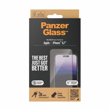 Protecteur d\'Écran iPhone 15 Plus PanzerGlass Ultra-Wide Fit EasyAligner