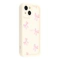Coque TPU antichoc élégante iPhone 15 Plus avec bords relevés - Blanche / arc