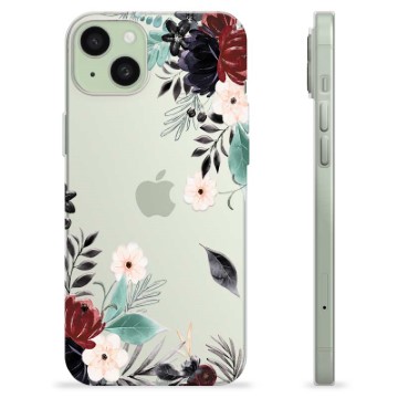 Coque iPhone 15 Plus en TPU - Fleurs d\'Automne