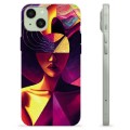 Coque iPhone 15 Plus en TPU - Portrait Cubiste