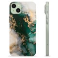 Coque iPhone 15 Plus en TPU - Marbre Jade