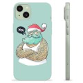 Coque iPhone 15 Plus en TPU - Père Noël Moderne