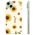 Coque iPhone 15 Plus en TPU - Tournesol