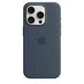 Coque iPhone 15 Pro en Silicone avec MagSafe Apple MT1D3ZM/A - Bleu Orage