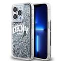 Coque iPhone 15 Pro DKNY Liquid Glitter Arch Logo