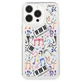 Coque iPhone 15 Pro en TPU Fashion - Notes de musique