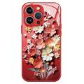 Coque hybride iPhone 15 Pro Bouquet de fleurs - Rouge