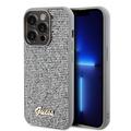 Coque iPhone 15 Pro Guess Disco Metal Script Logo - Argenté