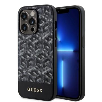 Coque iPhone 15 Pro Guess G Cube Mag - Noire