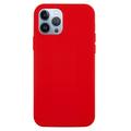 Coque iPhone 15 Pro en Silicone Liquide - Rouge