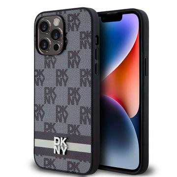 Coque iPhone 15 Pro Max DKNY Motif à carreaux et rayures