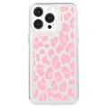 Coque iPhone 15 Pro Max en TPU Fashion - Léopard rose