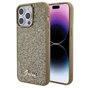 Coque iPhone 15 Pro Max Guess Disco Metal Script Logo