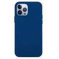 Coque iPhone 15 Pro Max en Silicone Liquide - Bleue