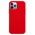 Coque iPhone 15 Pro Max en Silicone Liquide - Rouge