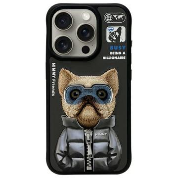 Coque chien iPhone 15 Pro Max Nimmy Friends Cool&Cute 2.0 - Noire