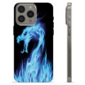 iPhone 15 Pro Max TPU Hülle - Blauer Feuerdrache