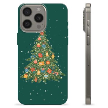 Coque iPhone 15 Pro Max en TPU - Sapin de Noël