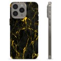 Coque iPhone 15 Pro Max en TPU - Granit Doré