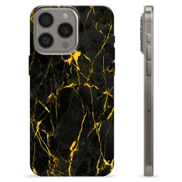 Coque iPhone 15 Pro Max en TPU - Granit Doré