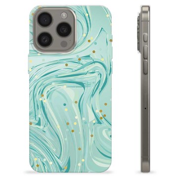 Coque iPhone 15 Pro Max en TPU - Menthe Verte