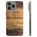 Coque iPhone 15 Pro Max en TPU - Bois