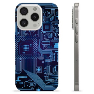 Coque iPhone 15 Pro en TPU - Circuit Imprimé