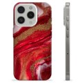 Coque iPhone 15 Pro en TPU - Rubis Doré