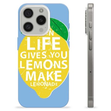 Coque iPhone 15 Pro en TPU - Citrons