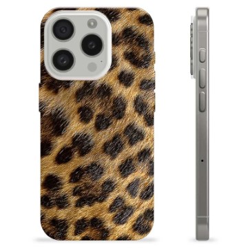 Coque iPhone 15 Pro en TPU - Léopard