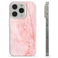 Coque iPhone 15 Pro en TPU - Marbre Rose