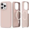 Coque iPhone 15 Pro Tech-Protect Silicone MagSafe - Rose