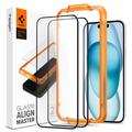 Protecteur d'Écran iPhone 15 Spigen ALM Glas.tR - 2 Pièces