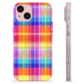 Coque iPhone 15 en TPU - Chemise en Flanelle