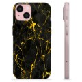 Coque iPhone 15 en TPU - Granit Doré