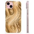 Coque iPhone 15 en TPU - Sable Doré