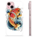 Coque iPhone 15 en TPU - Poisson Koï