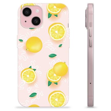 Coque iPhone 15 en TPU - Motif Citron