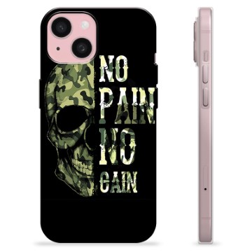 Coque iPhone 15 en TPU - No Pain, No Gain